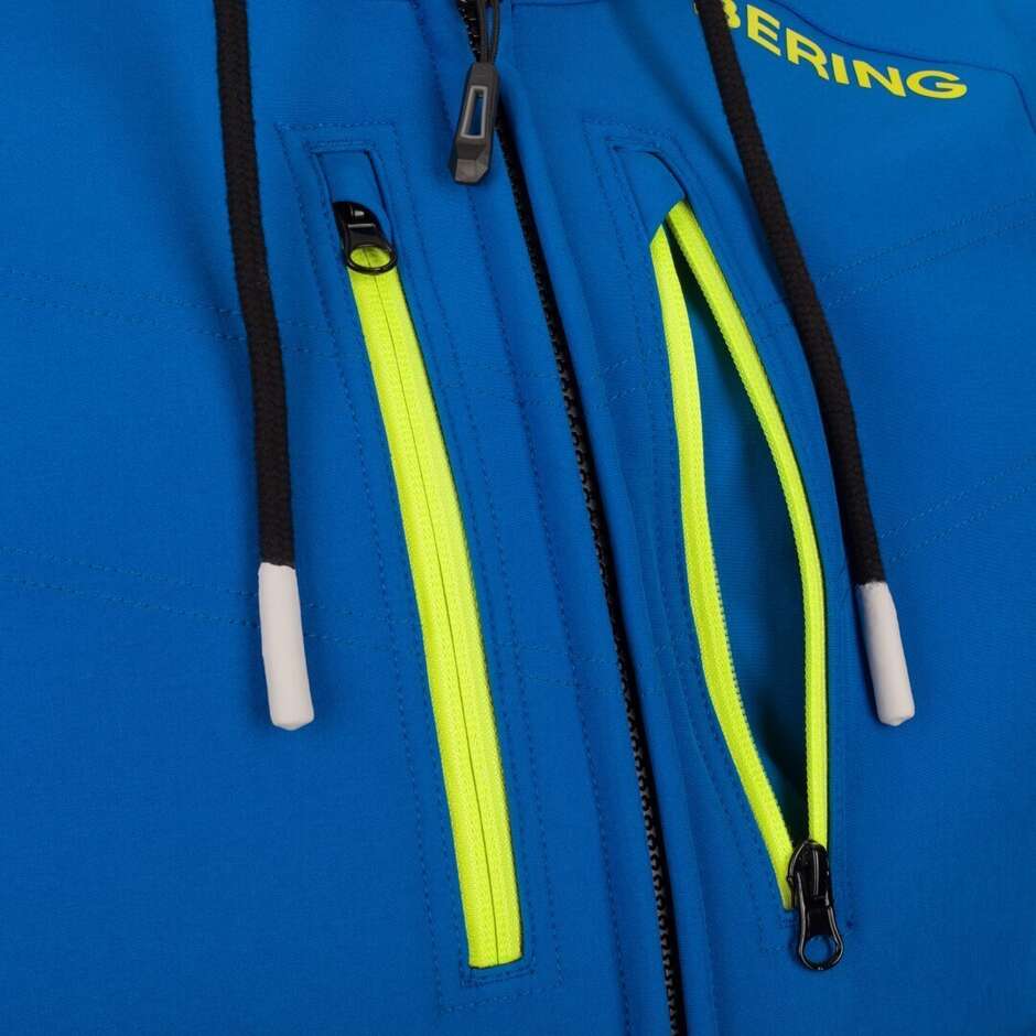 Veste moto Bering ROTOR bleu clair gris