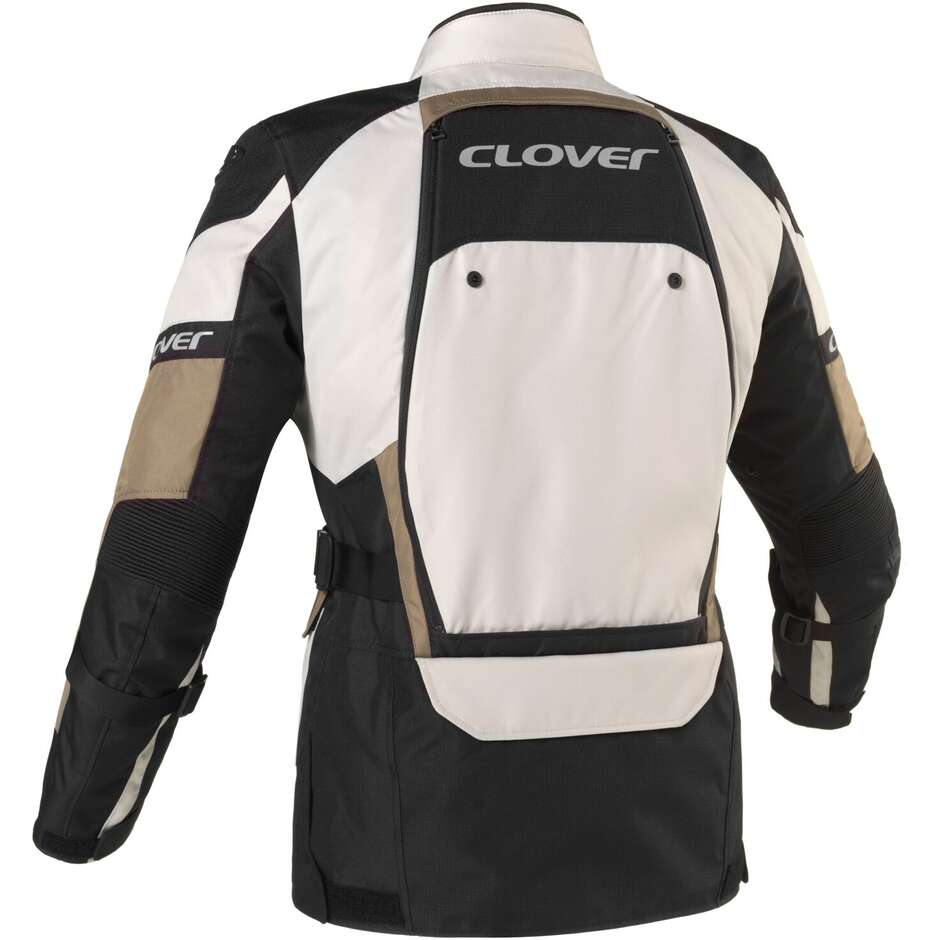 Veste moto Clover DAKAR 2 WP Noir Sable