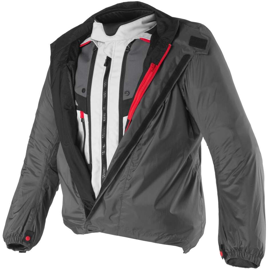Veste moto Clover RALLY PRO WP Noir Gris Bleu Rouge
