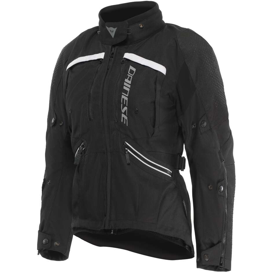 Veste moto de tourisme Dainese GULLFOSS D-DRY WMN pour femme, noire