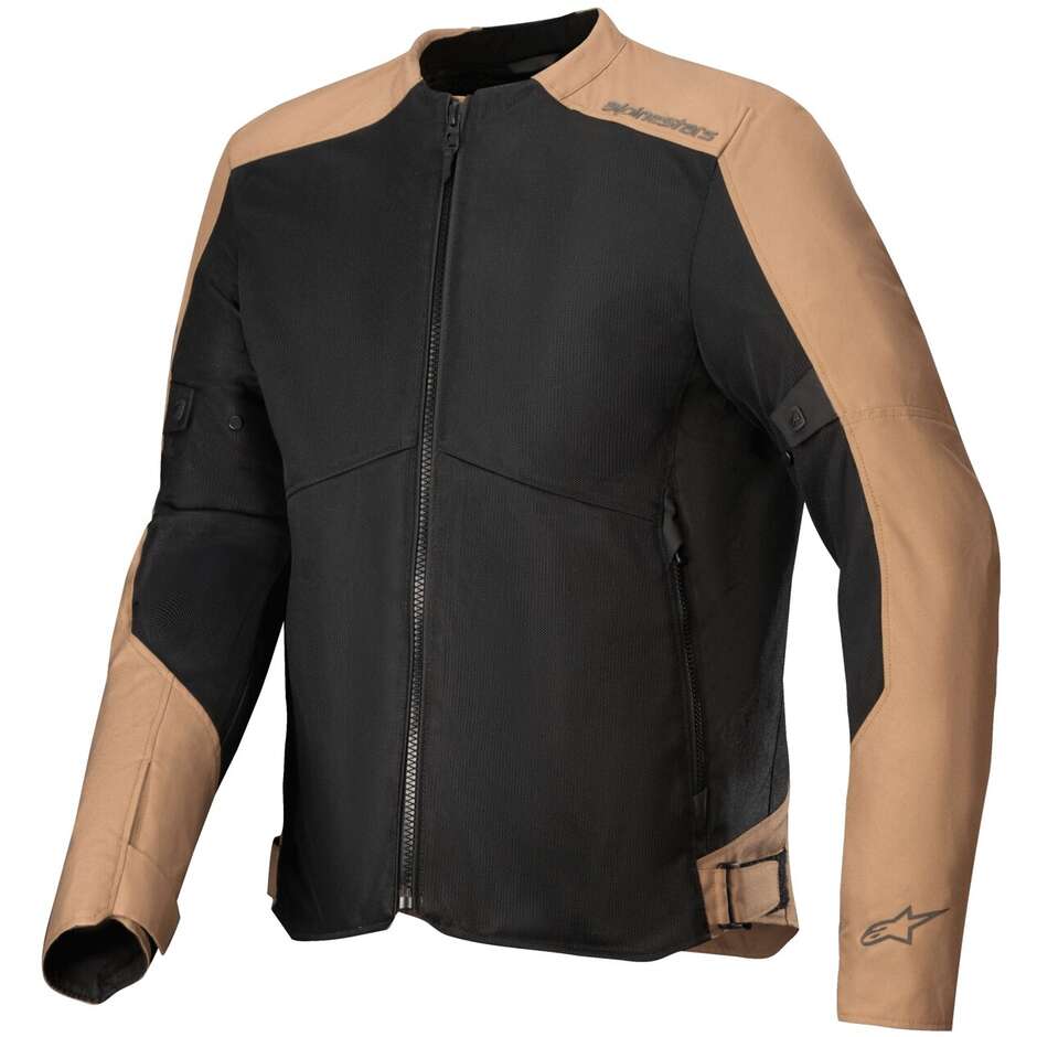 Veste moto d'été Alpinestars C-1 AIR Marron