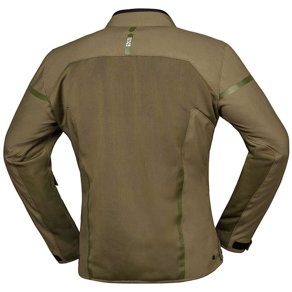 Veste moto d'été Ixs Tour Oxy-Air vert olive