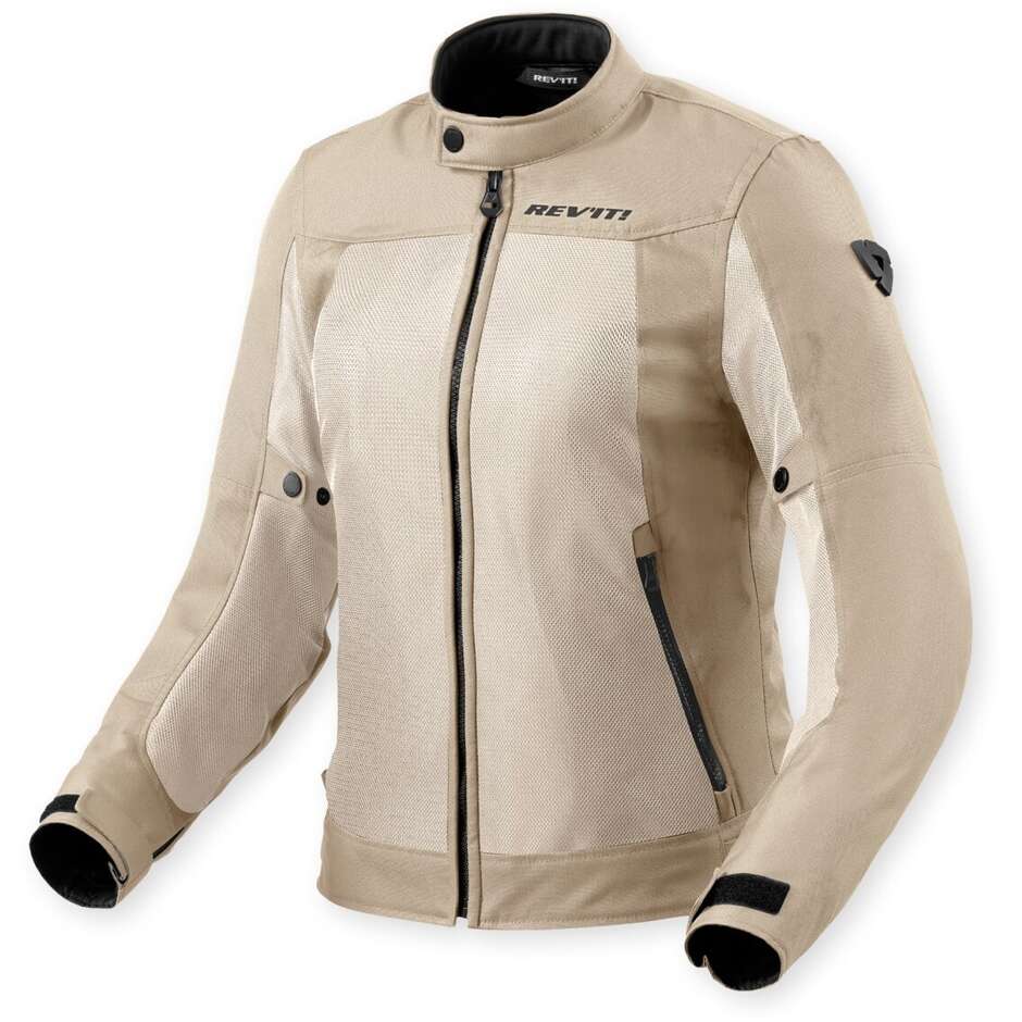 Veste moto d'été perforée pour femme Rev'it ECLIPSE 2 LADIES Sand