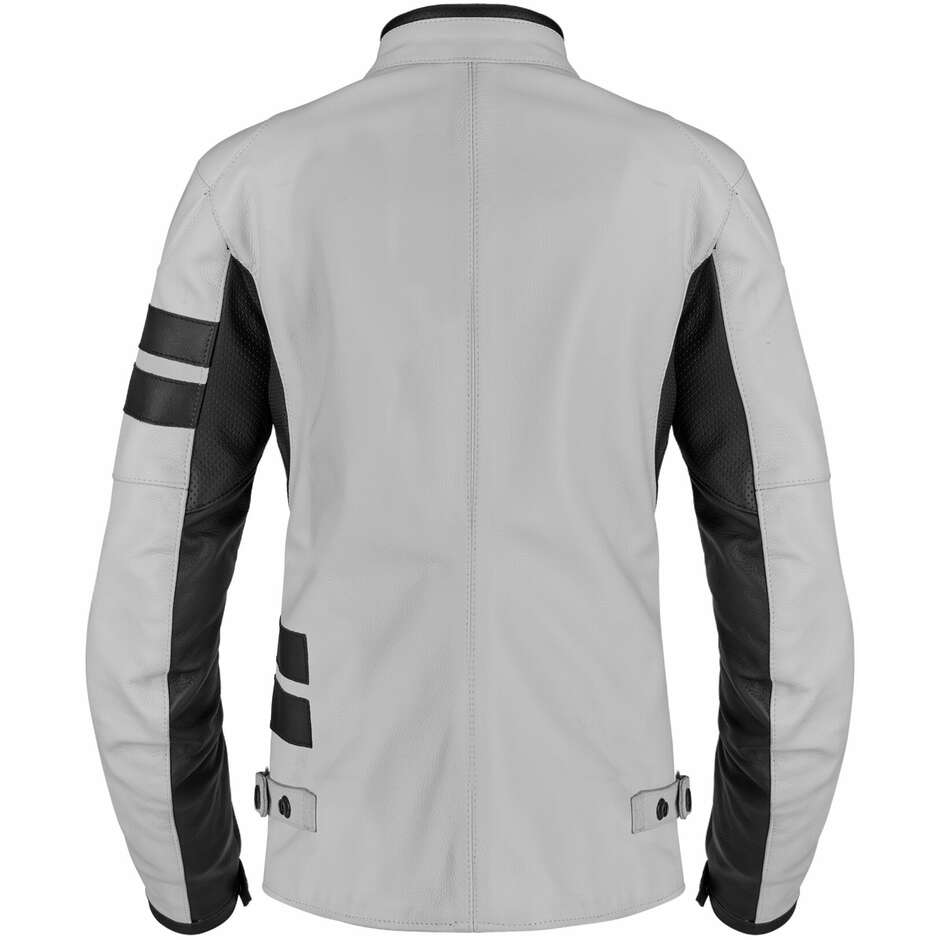 Veste moto en cuir pour femme Spidi ROAR LADY Black Ice