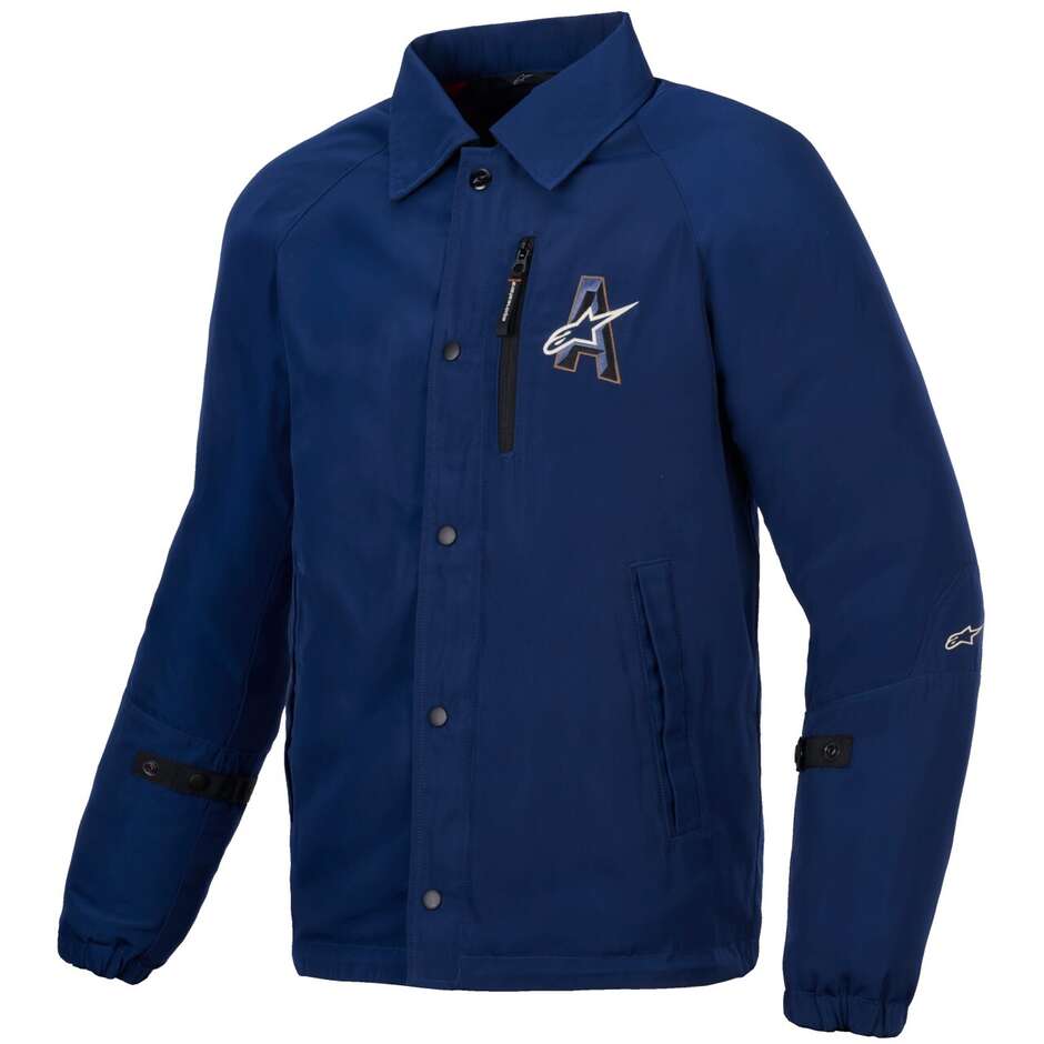 Giubbotto Moto Tessuto Alpinestars REVVED WR Blu