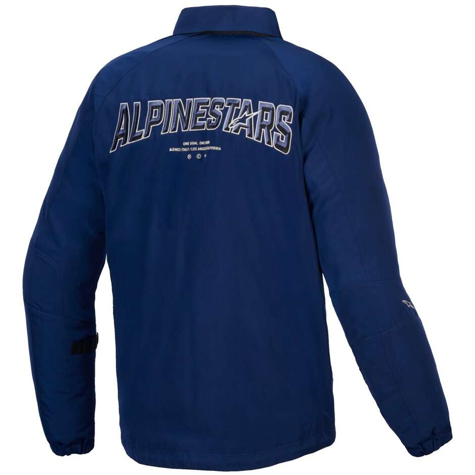 Giubbotto Moto Tessuto Alpinestars REVVED WR Blu