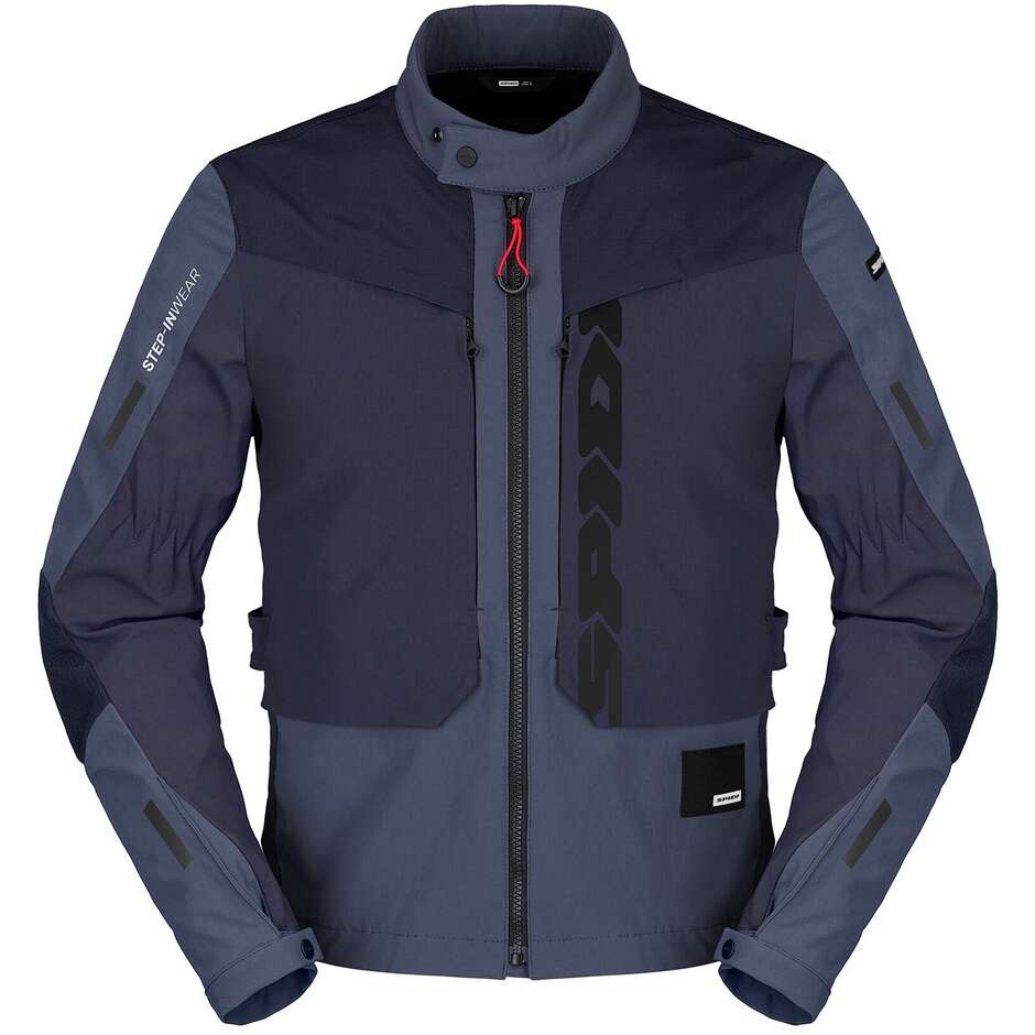 Veste moto en tissu bleu Spidi TERRAN