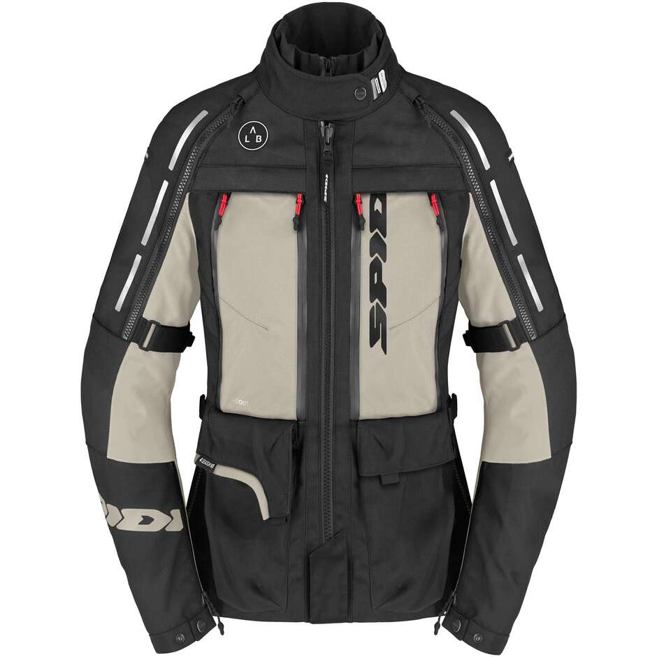 Veste moto en tissu pour femme Spidi 4 SEASON V3 LADY Mud