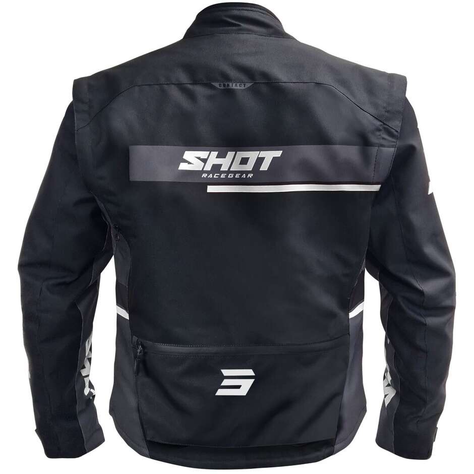 Veste Moto Enduro Shot CONTACT ASSAULT 2.0 Noir Blanc