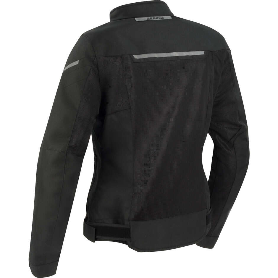 Veste moto femme Bering LADY OZONE Noir
