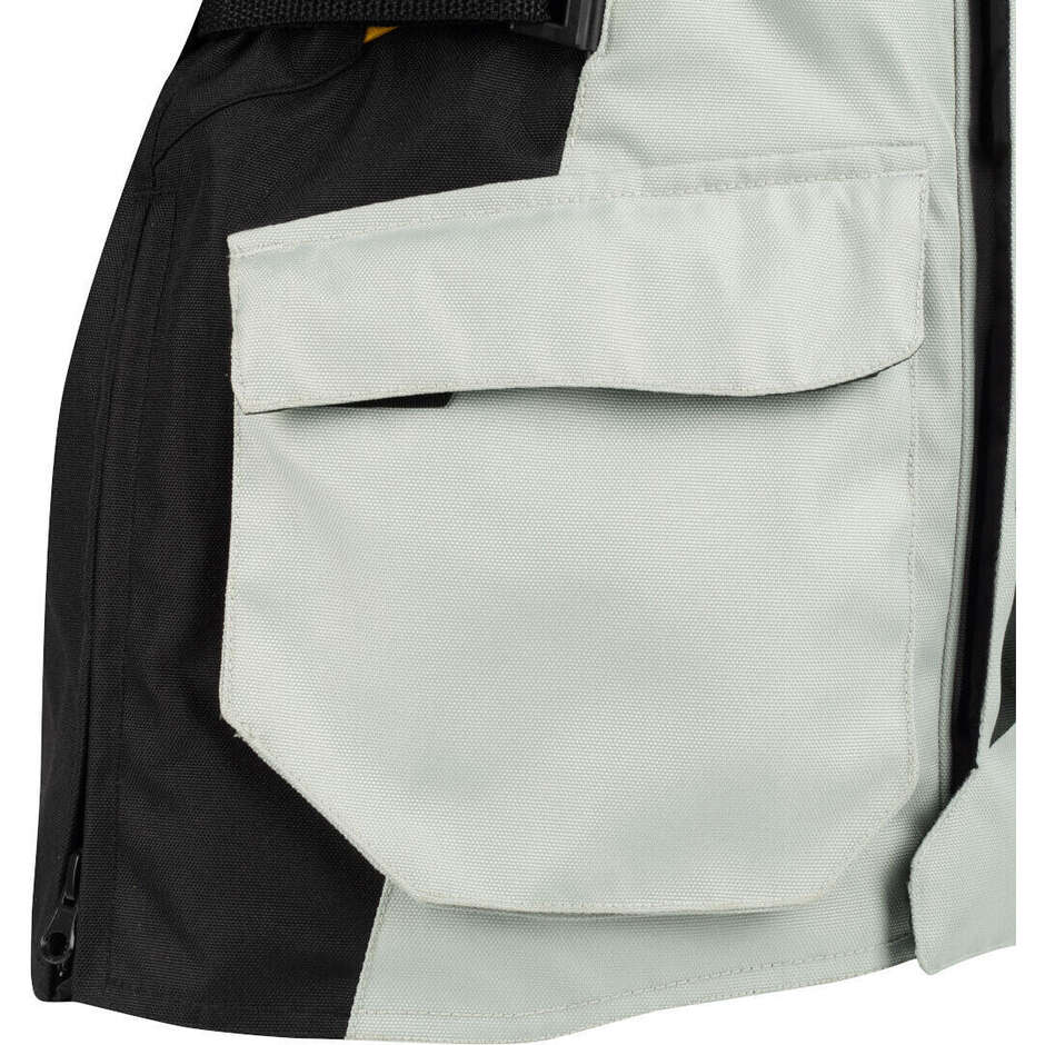 Veste moto femme Bering LADY ZEPHYR noir gris jaune