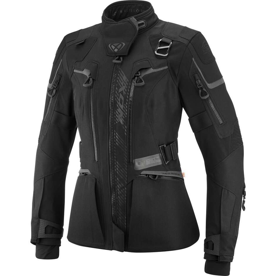Veste moto femme Ixon ODIN LADY noire