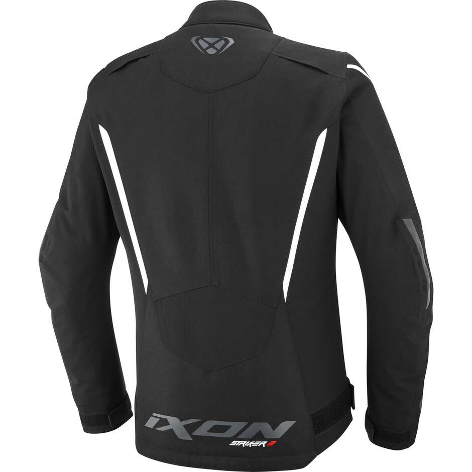 Veste moto femme Ixon STRIKER 2 LADY Noir Blanc