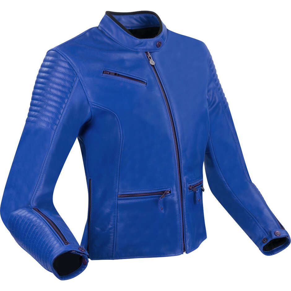 Veste moto femme Segura LADY CURVE Bleu