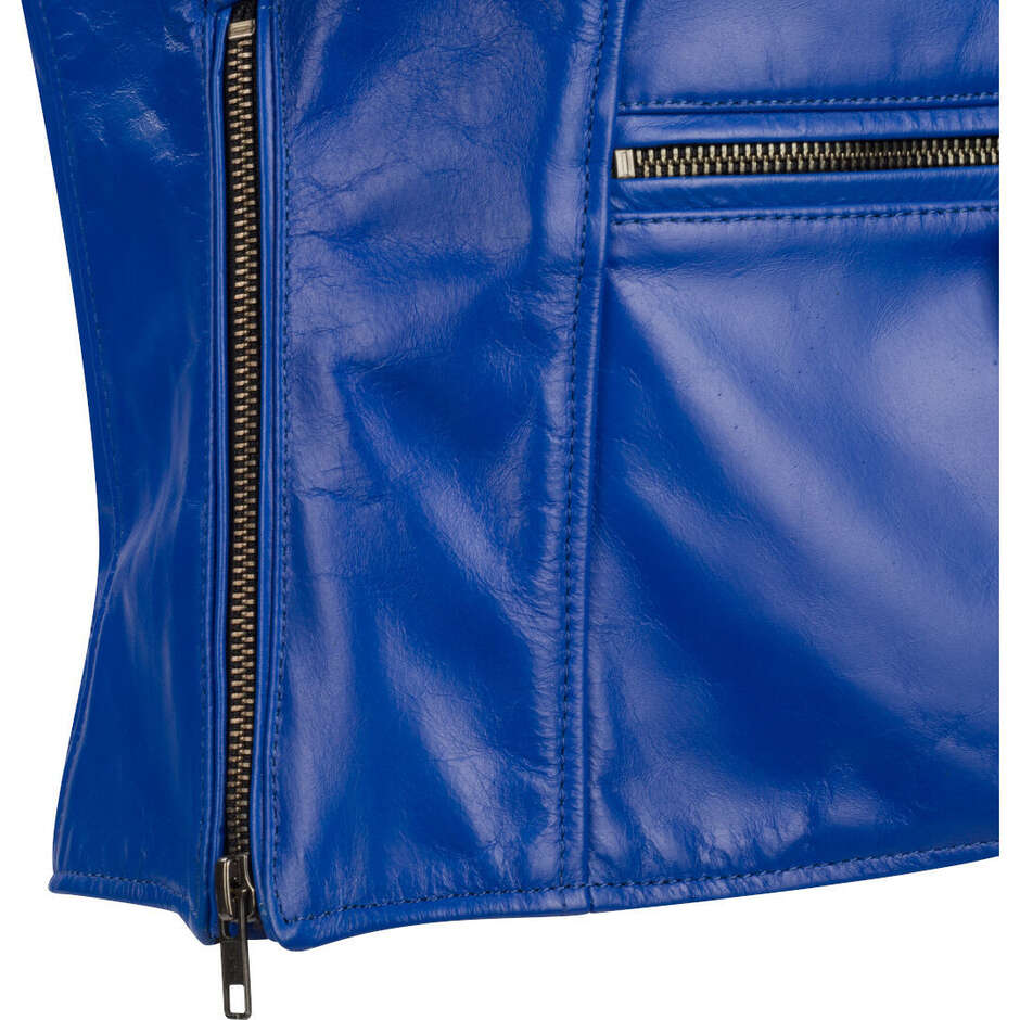 Veste moto femme Segura LADY CURVE Bleu