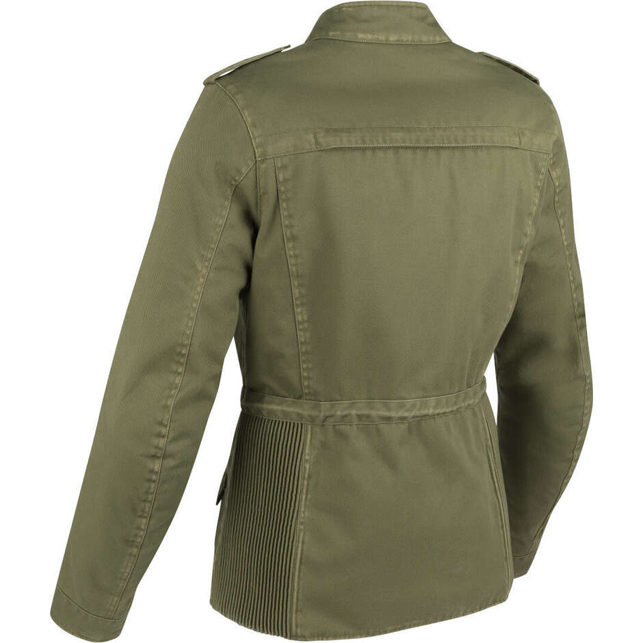 Veste moto femme Segura LADY TABATA kaki