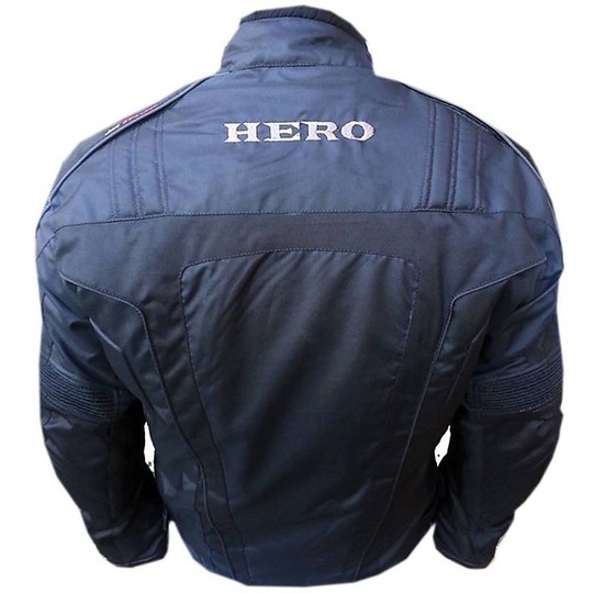 Veste moto Hero en tissu technique 4 saisons 890 noir amovible