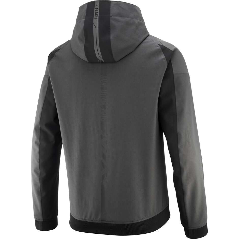 Veste moto Ixon SECTION Noir Anthracite Rouge vif