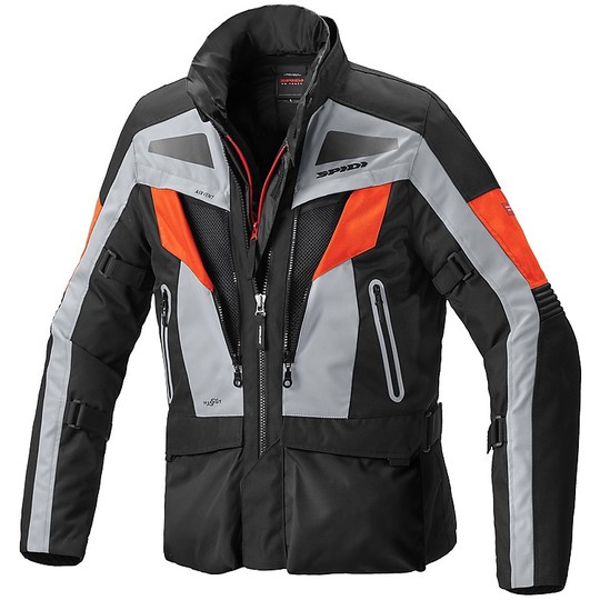 Veste moto Spidi H2Out CE Touring VOYAGER EVO Ice Red Fluo