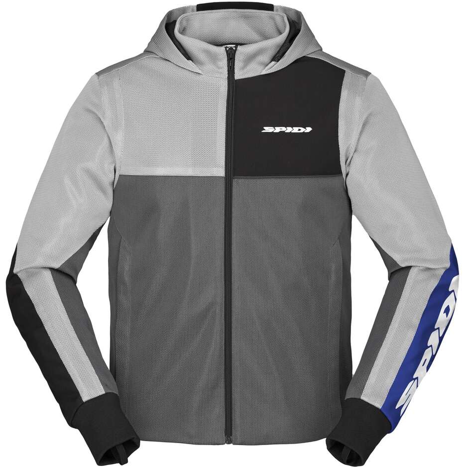 Veste moto Spidi HOODIE NET Bleu