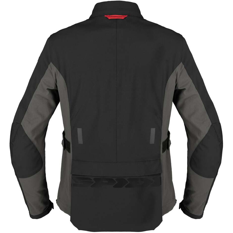 Veste moto Spidi TERRAN en tissu ardoise noire