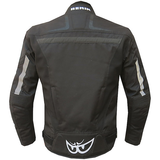 Veste moto tissu technique Berik 2.0 NJ-10505-BK noir noir étanche