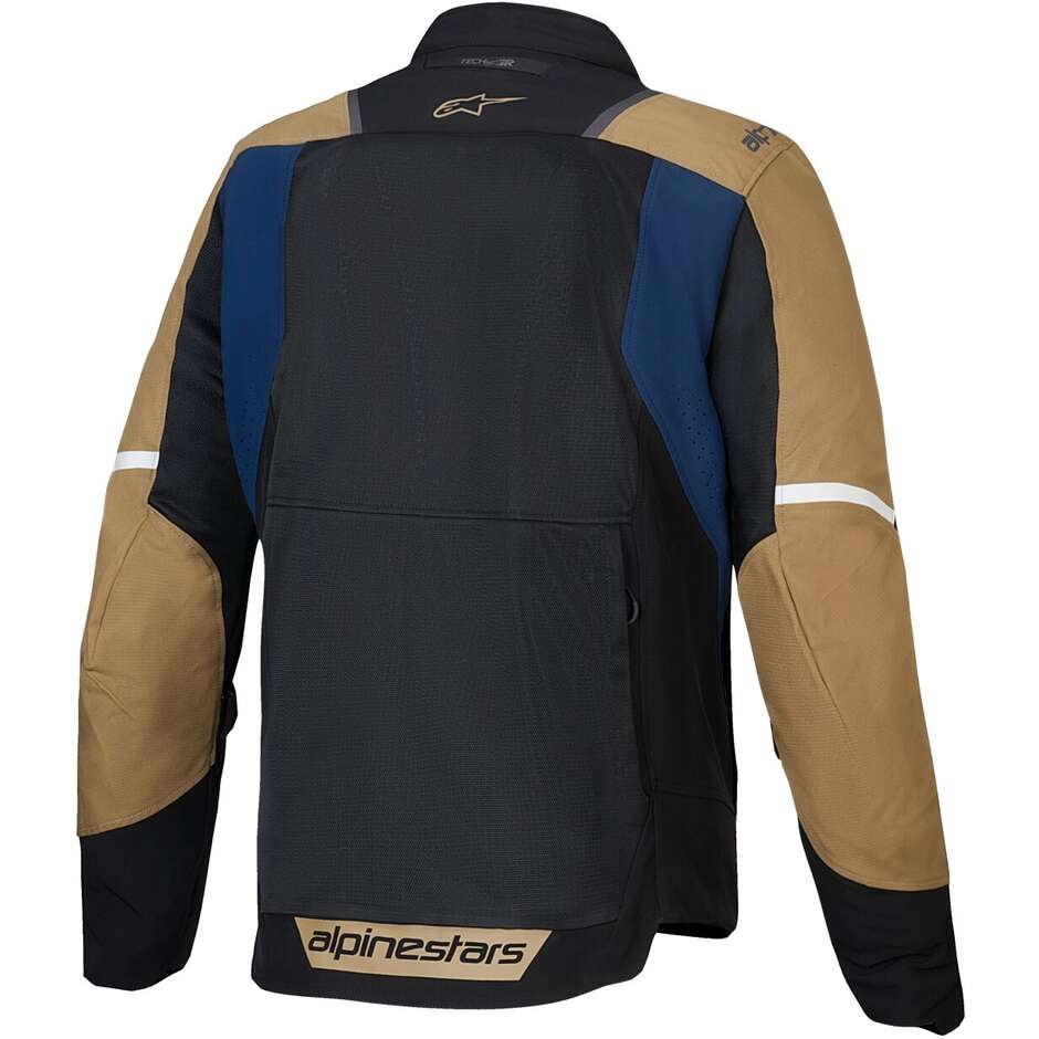 Veste moto été Alpinestars ST-2 AIR bleu foncé kaki noir