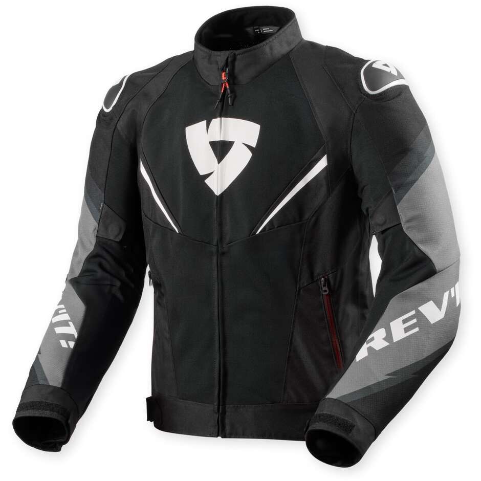 Veste Rev'it Quantum 3 Air Noir Blanc