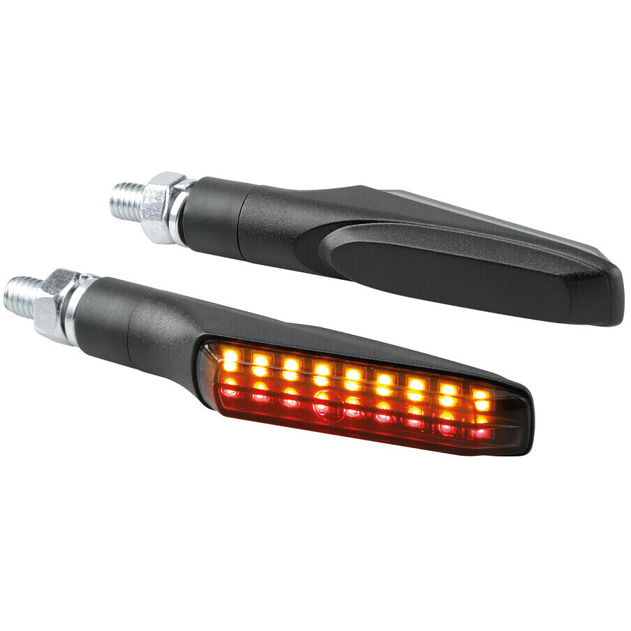 Victory Rear Led Pair of Motorcycle Arrows Black Color