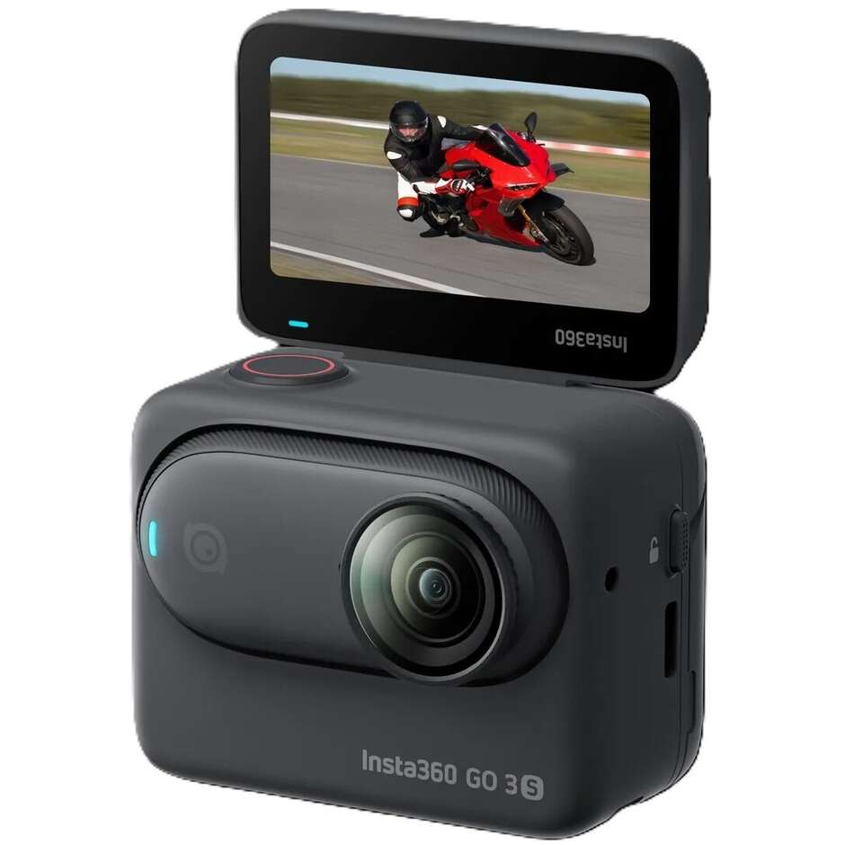 Videocamera Insta360 GO 3S - PACK MOTO POV da Casco Edizione Speciale
