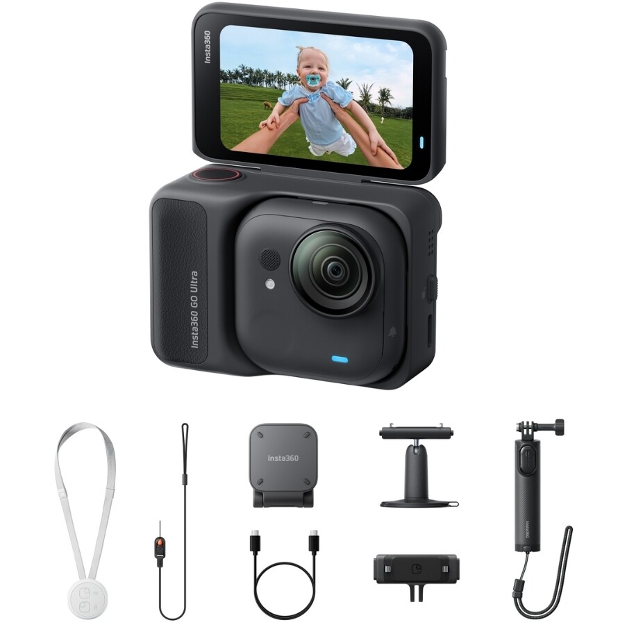 Videocamera Insta360 GO ULTRA - Creator Bundle Midnight Black