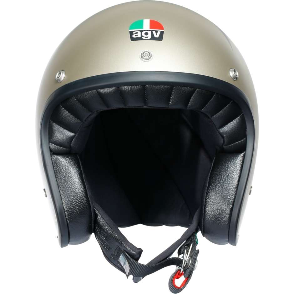 Vintage Agv Legend X70 Multi VOLT Champagne Black Jet Jet Helmet