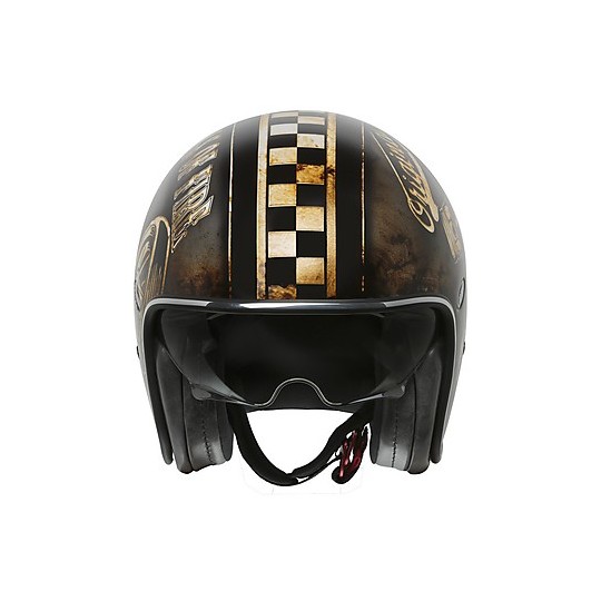VINTAGE EVO OP 9 BM Vintage Fiber Jet Motorcycle Helmet