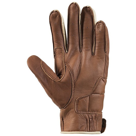 Vintage Ixs Leather Motorcycle Glove CLASSICO LD CRUISER Brown Beige