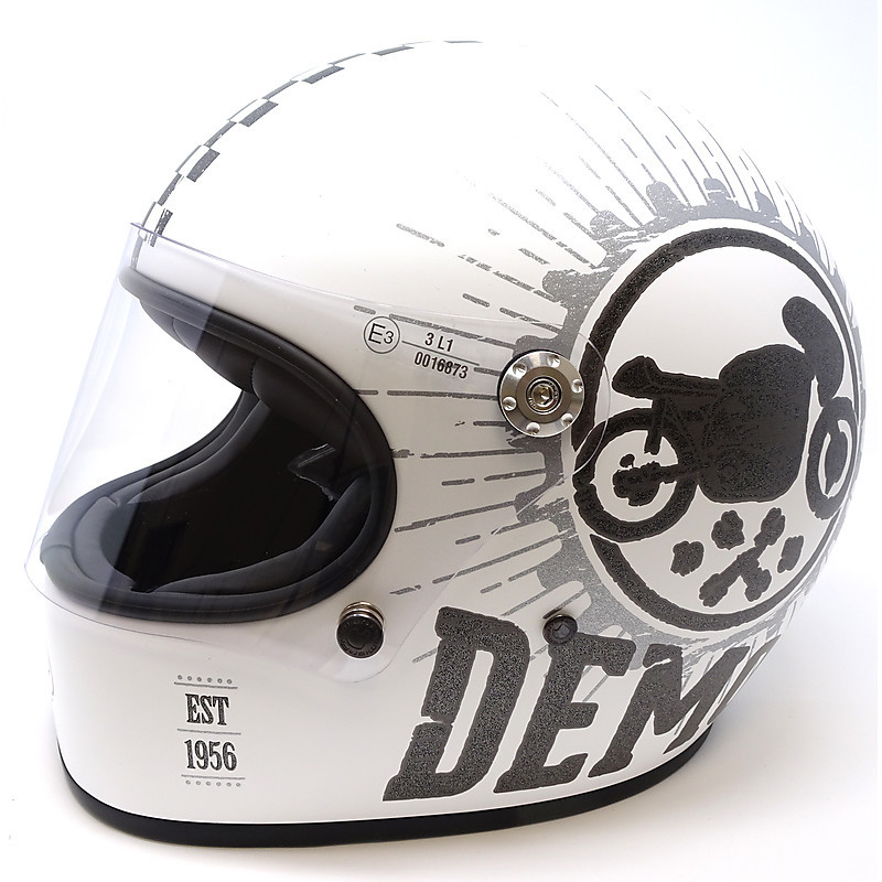 Casque Moto Vintage Cycraft CY-1 Avec Bouclier Bulles - Années 60/70, Fabriqué USA, Taille S/M