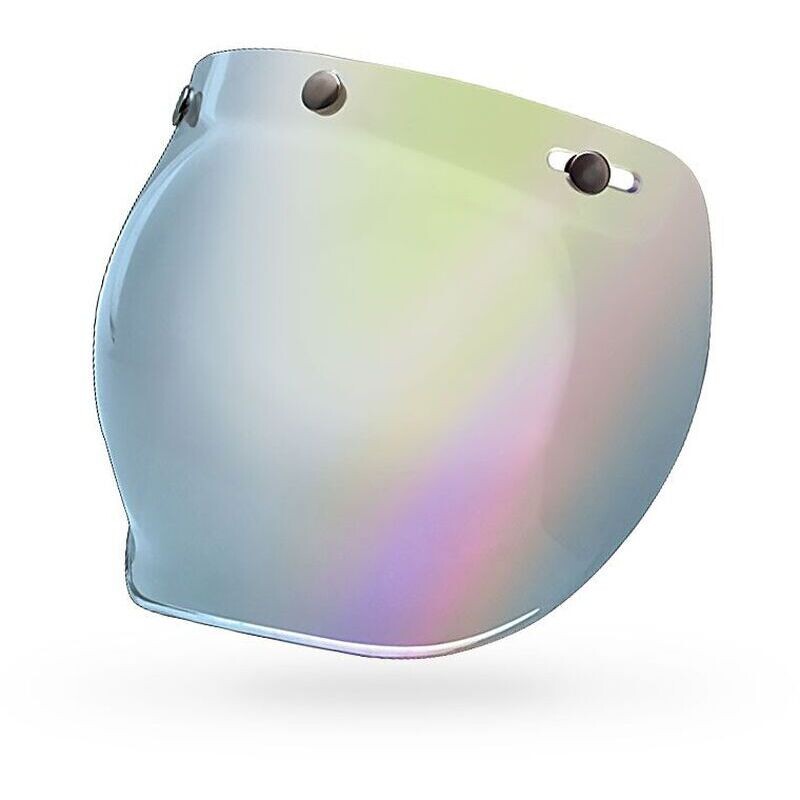 Visière Casque Moto 3 Snap Bulle Flip Up - Transparent - Protection Vent Et Insectes
