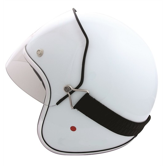 Visier mit Elastik für Vintage Helm Transparent Winter Chaft