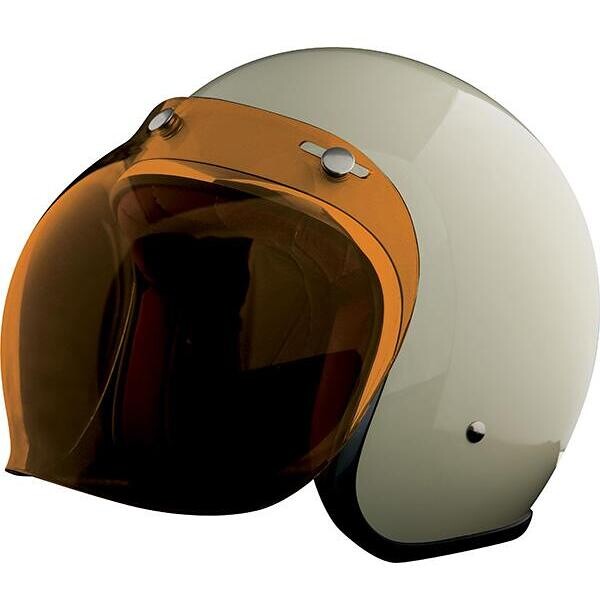 Visiera Arancio a Bolla 3 Bottoni per Casco PEARL taglia unica