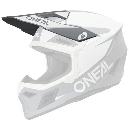 Visiera O'NEAL 3SRS Per Casco SOLID Bianco Nero taglia unica