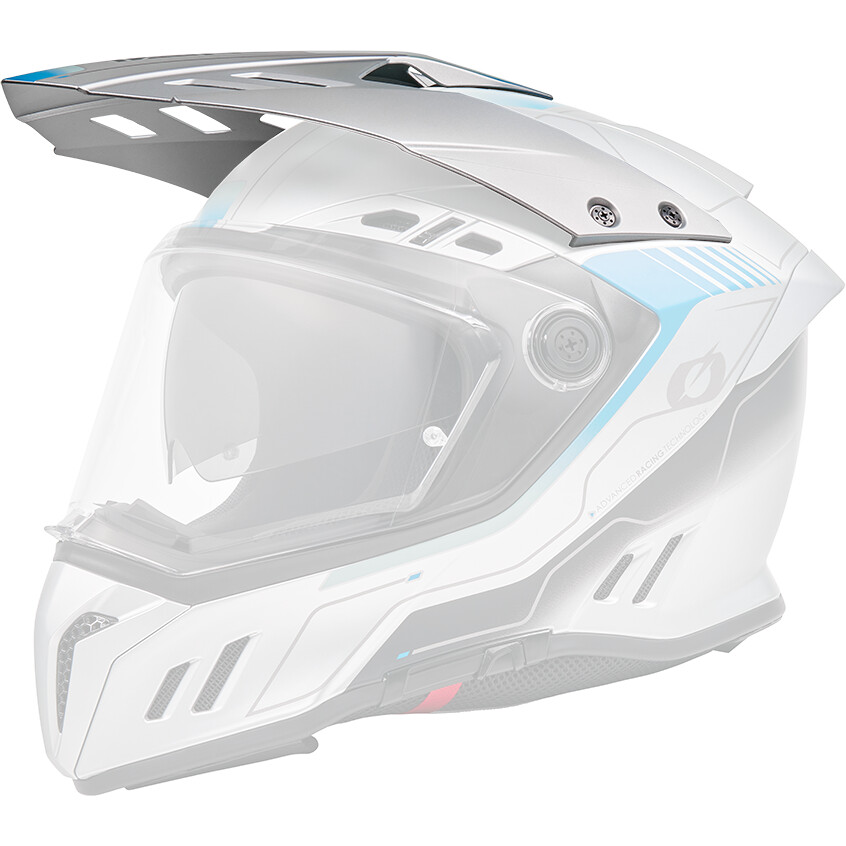 Visiera O'NEAL Per Casco SIERRA RS ECHO Grigio Blu