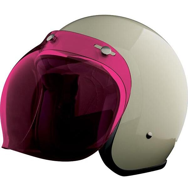 Visiera Pink a Bolla 3 Bottoni per Casco PEARL taglia unica