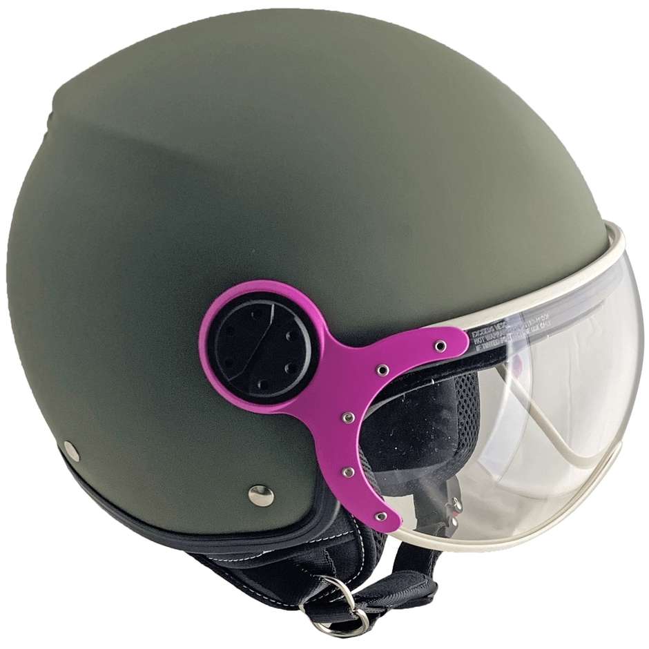Casque Moto Demi-jet SKA-P 1SHE Zen Basic – Taille XL (60 Cm) – Noir Mat – Visière Transparente – Homologation ECE-R 22.06