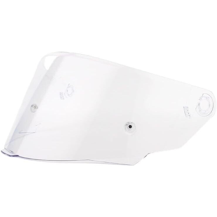 Visière Casque Moto KYT TTC Course - Bouclier Pare-Soleil Anti-UV Haute Résistance - Argent (Usage Jour)