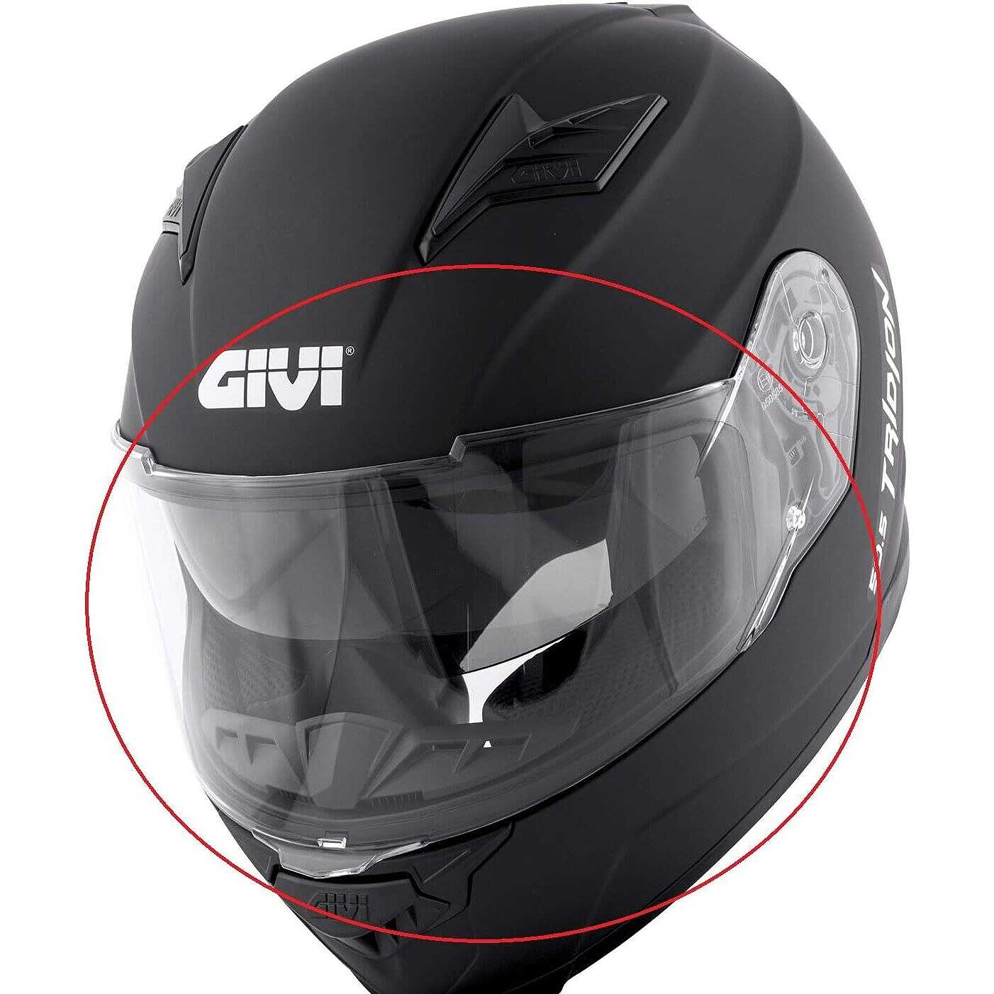 Visière GIVI 50.4 Clair - Pièce Détachée Casque Moto