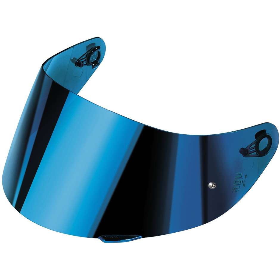 Visière bleu iridium GT4 pour casques AGV K5 s / K3 sv (XS-S-MS) préparés pour Pinlock
