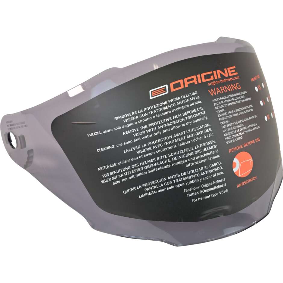 Visière Fumà Prigine pour casque Palio 2.0