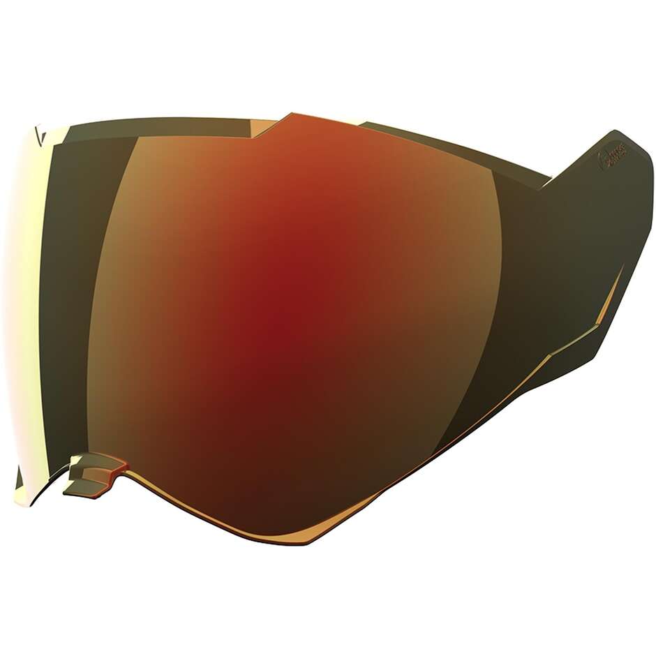 Visière Nexx 60 % orange rouge iridium pour casque X.RALLY