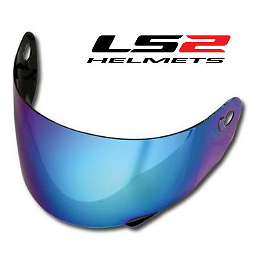 Visor for helmet LS2 Iridium Blue For Integral Model FF366 / 368/375 For Sale Online - Outletmoto.eu
