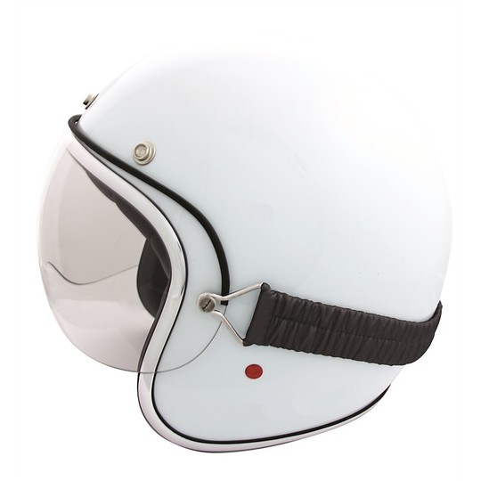 Visor With Elastic For Vintage Transparent Chaft Summer Helmet