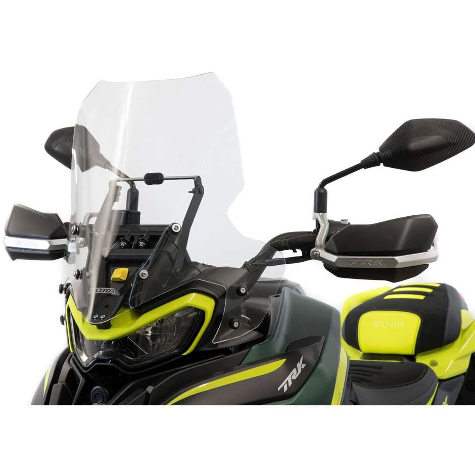 Volle Windschutzscheibe mit Seitenflügeln Isotta Benelli TRK 702 Ab 2023 Transparent
